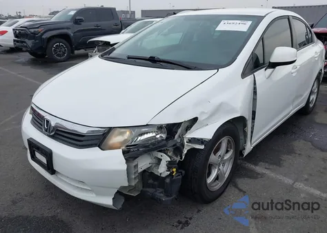 2012 Honda Civic Sdn Cng/Natural Gas from USA, damaged, VIN 19XFB5F55CE003847